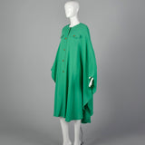 1980s Louis Feraud Green Cape