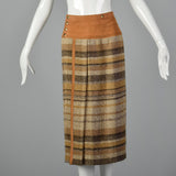 1970s Wool Tweed Skirt Set