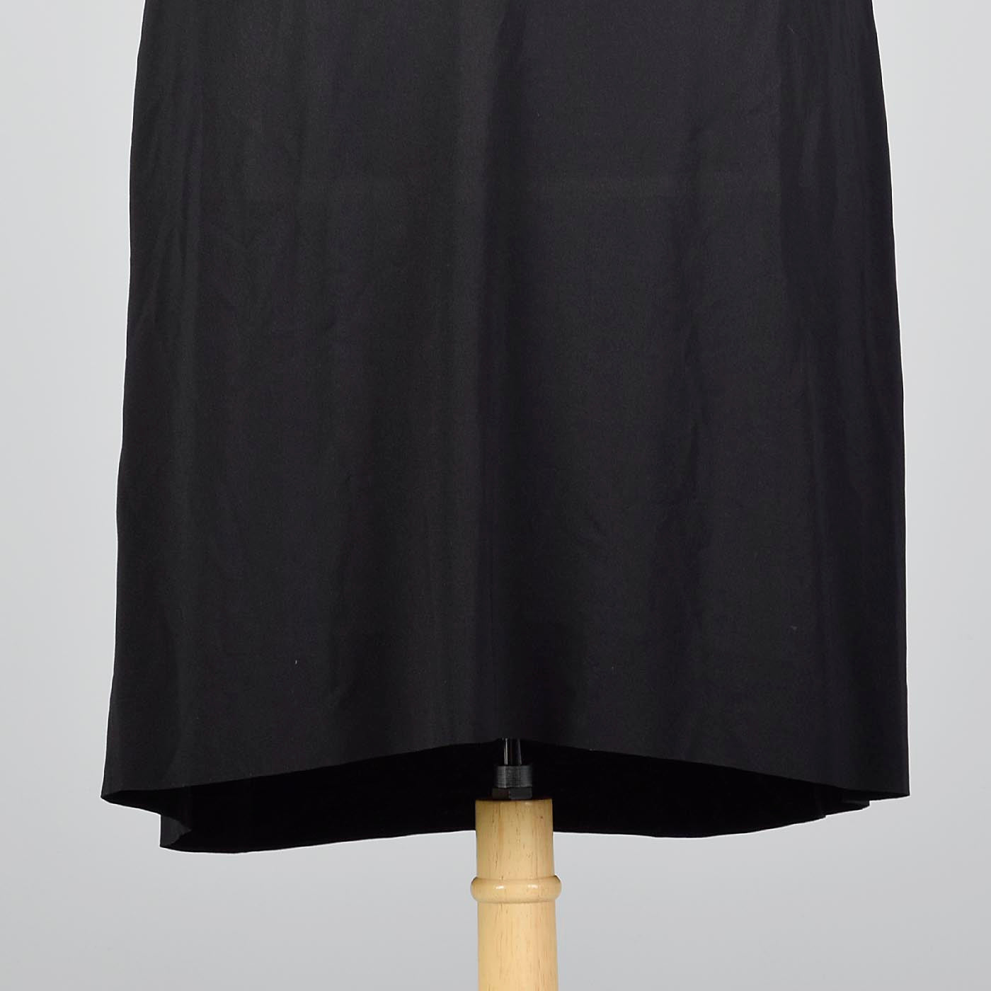 1950s Black Dress With Asymmetric Neckline