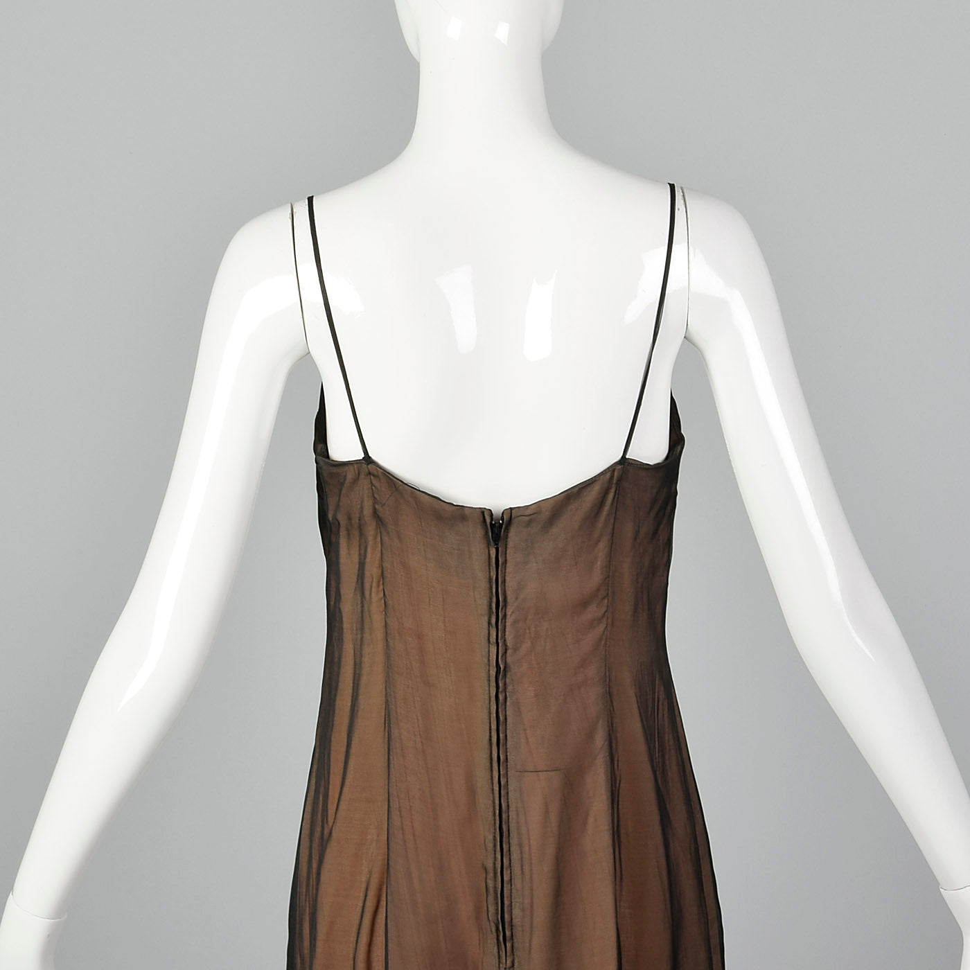 1990s Mignon Illusion Overlay Dress