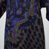1980s Emanuel Ungaro Wool Sweater Dress with Button Up Turtleneck