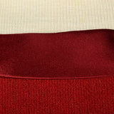 1950s Red Wool Dress with Satin Collar