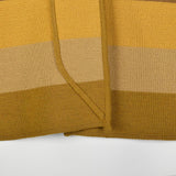 1960s Cropped Sweater with Gold and Orange Stripes