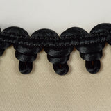 1960s Mollie Parnis White Satin Dress with Black Trim