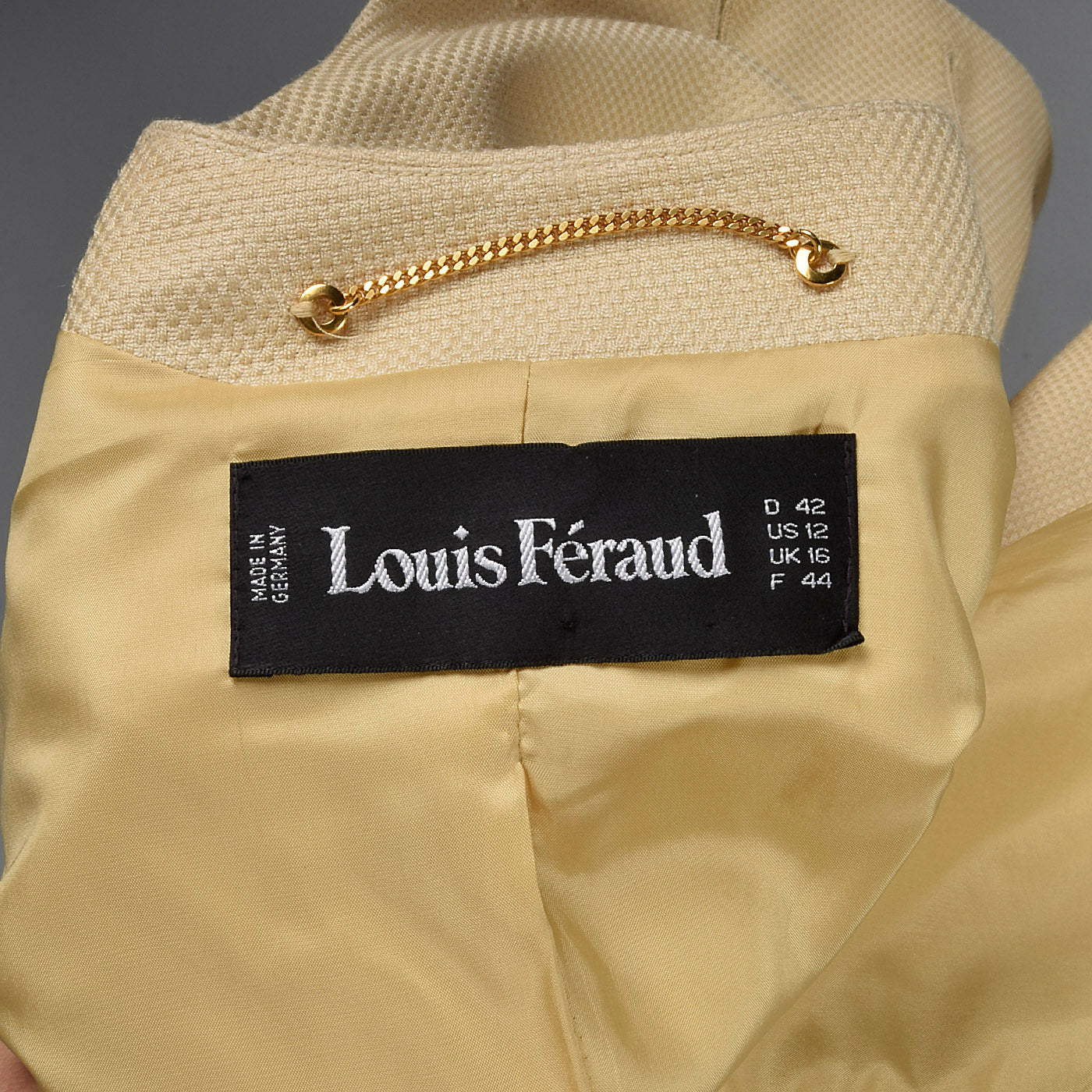 1980s Louis Feraud Beige Skirt Suit – Style & Salvage