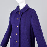 1960s Purple Tweed Coat