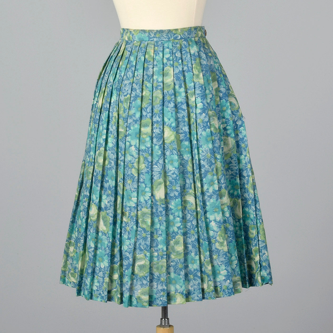 1950s Blue Floral Separates