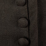 1950s Suzy Perette Dark Brown Wiggle Dress