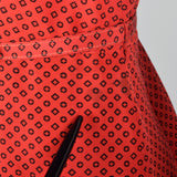 1950s L'Aiglon Red Dress with Matching Jacket