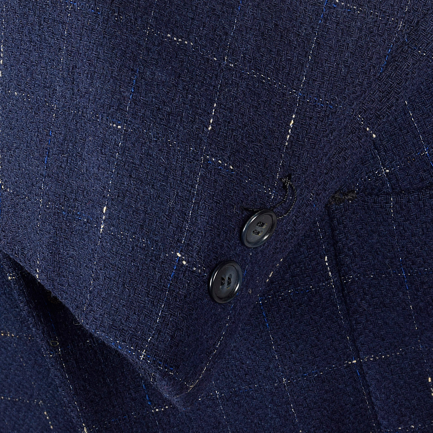 1950s Navy Blue Atomic Fleck Jacket