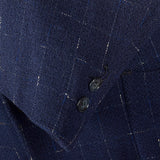 1950s Navy Blue Atomic Fleck Jacket