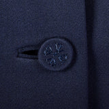 XXL 1950s Navy Gabardine Skirt Suit