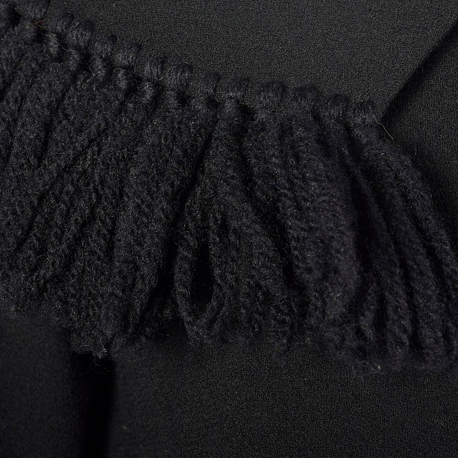 XXS 1960s Black Sack Dress