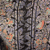 1970s Black Flowy Maxi Dress