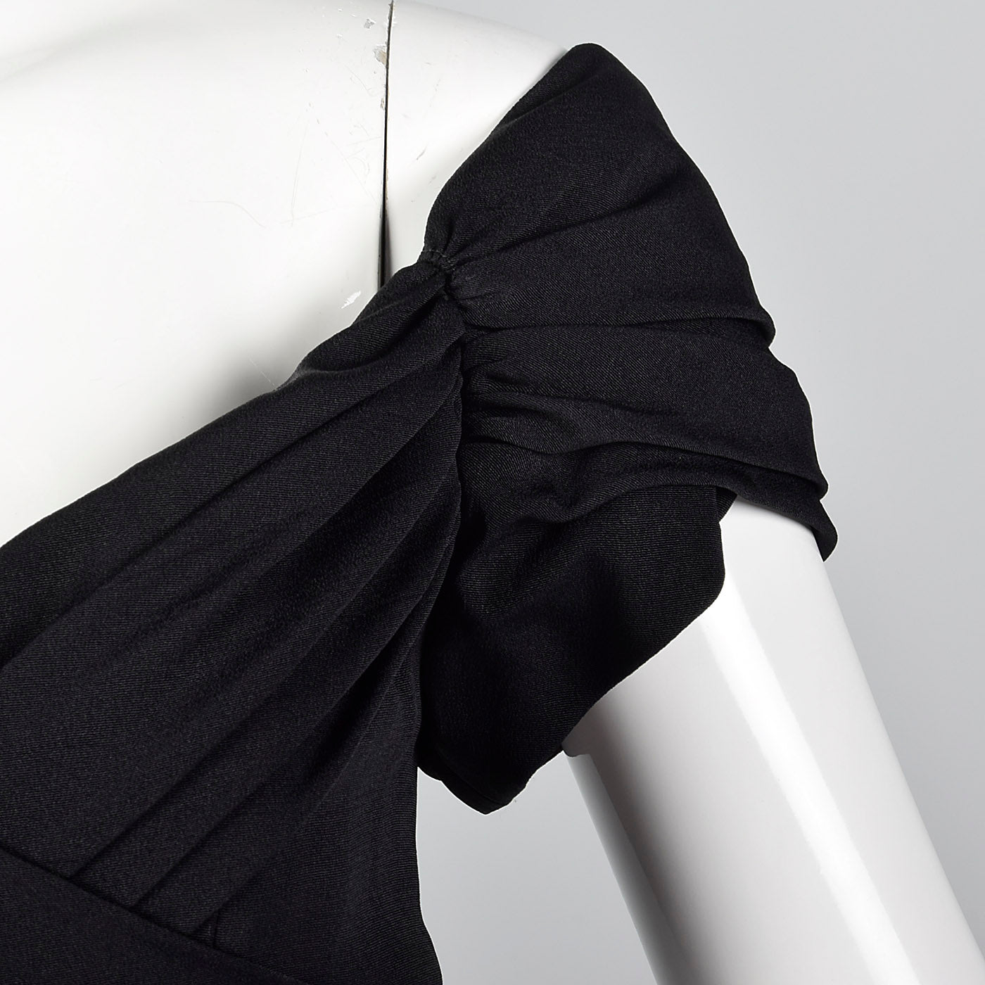 1990s Nicole Miller Off Shoulder Little Black Dress