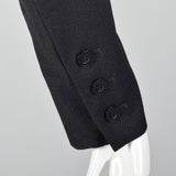 1990s Yves Saint Laurent Black Blazer
