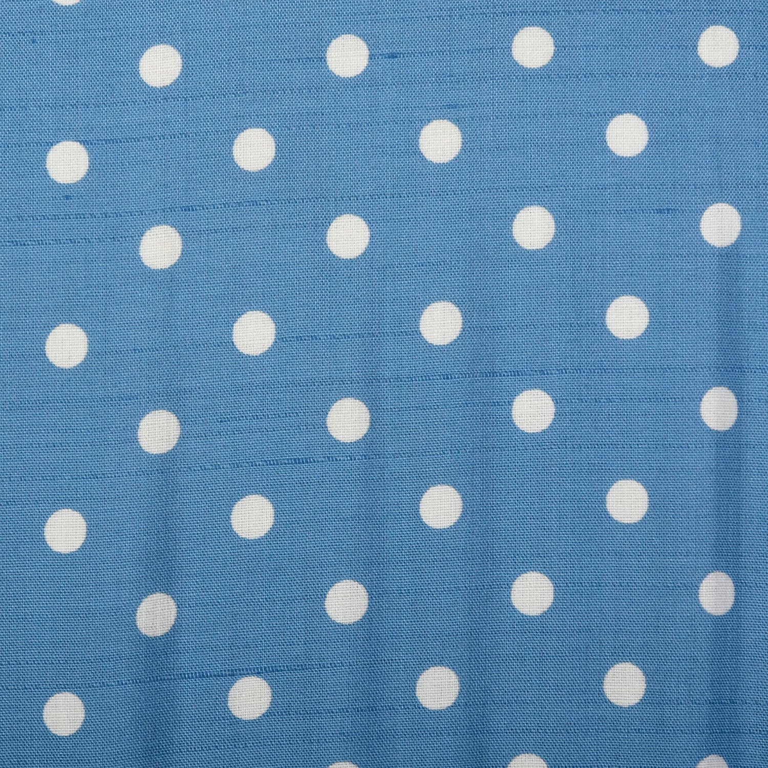 3XL 1950s Blue Day Dress Polka Dot Short Sleeve Volup Summer Casual