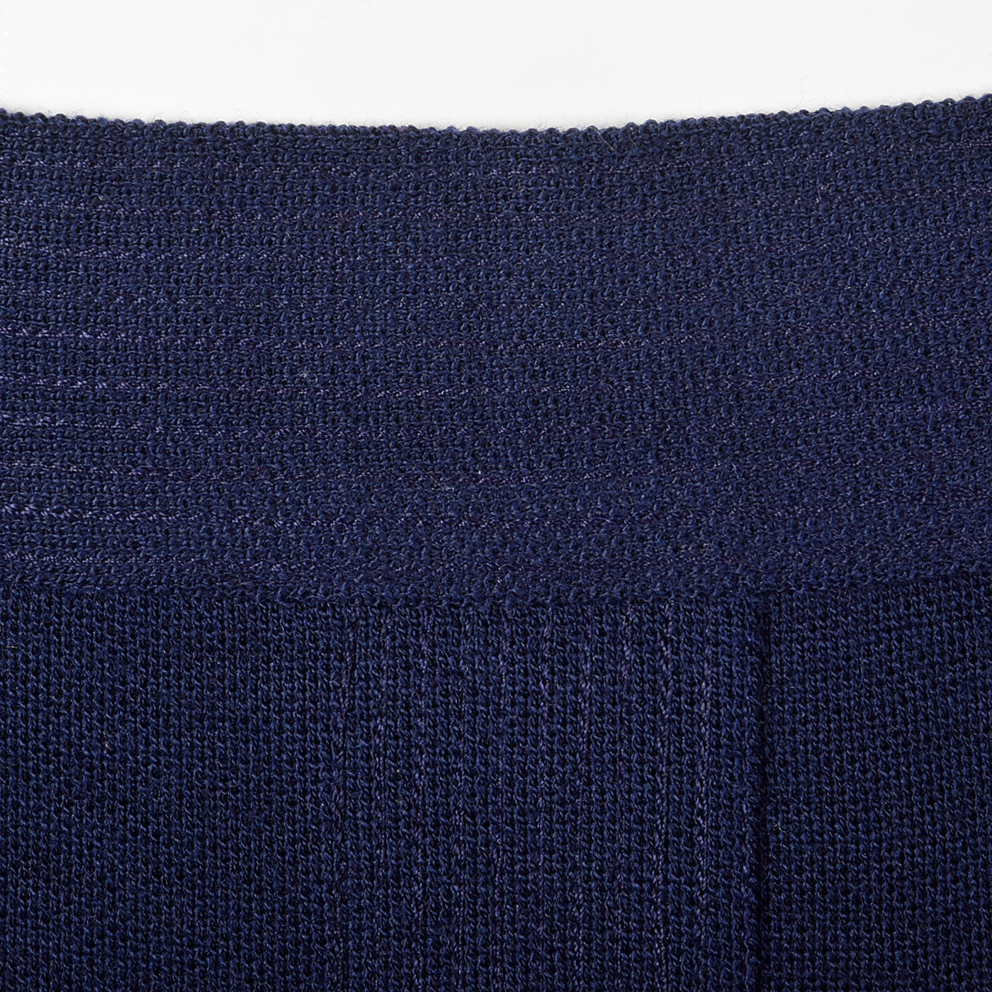 1980s Chanel Navy Blue Knit Pencil Skirt