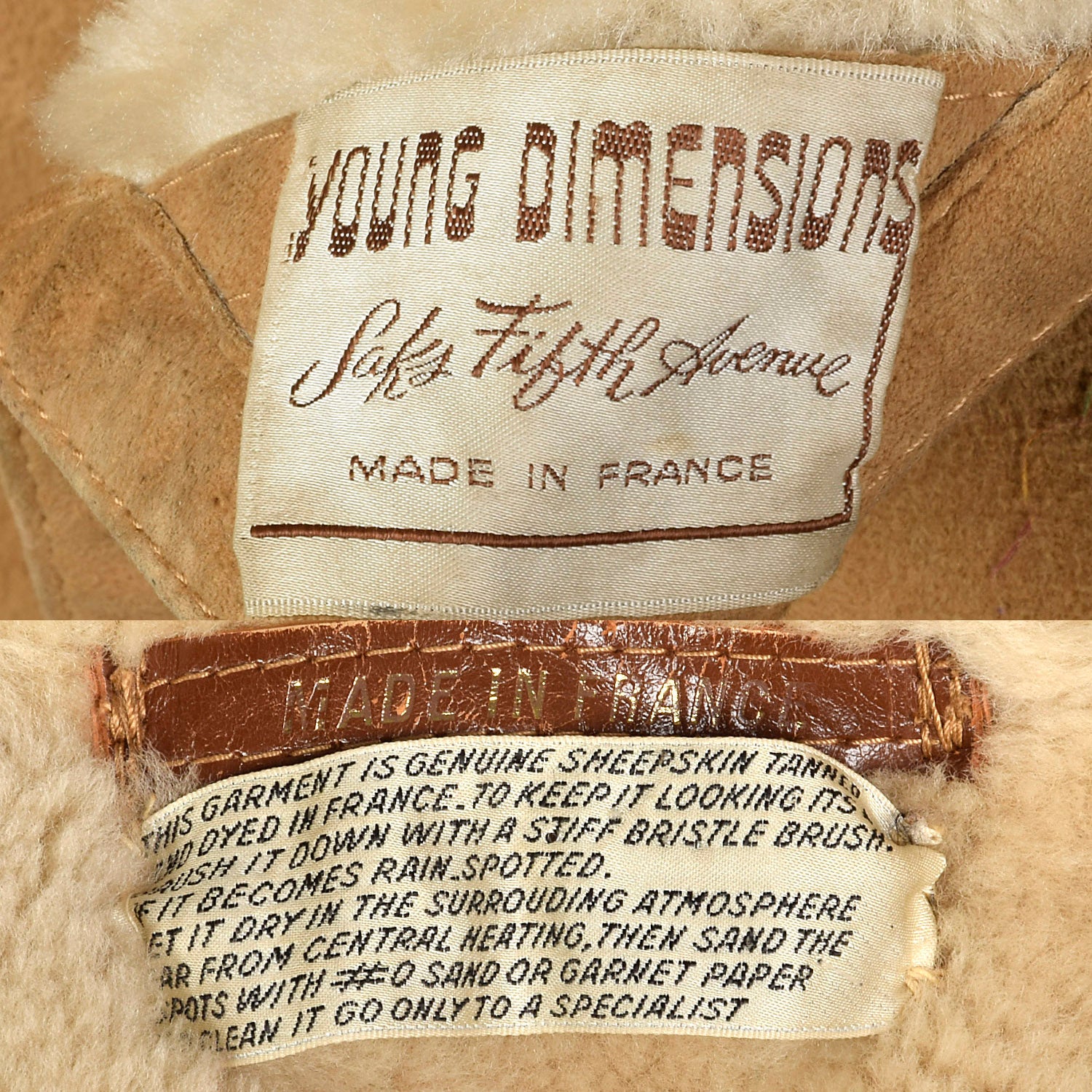 1970s Saks Fifth Avenue Sheepskin Coat