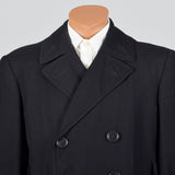 1940s United States Navy Wool Trench Coat