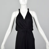 1970s Holly's Harp Silk Jersey Disco Dress