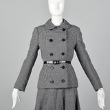 Medium Norman Norell 1970s Wool Skirt Suit