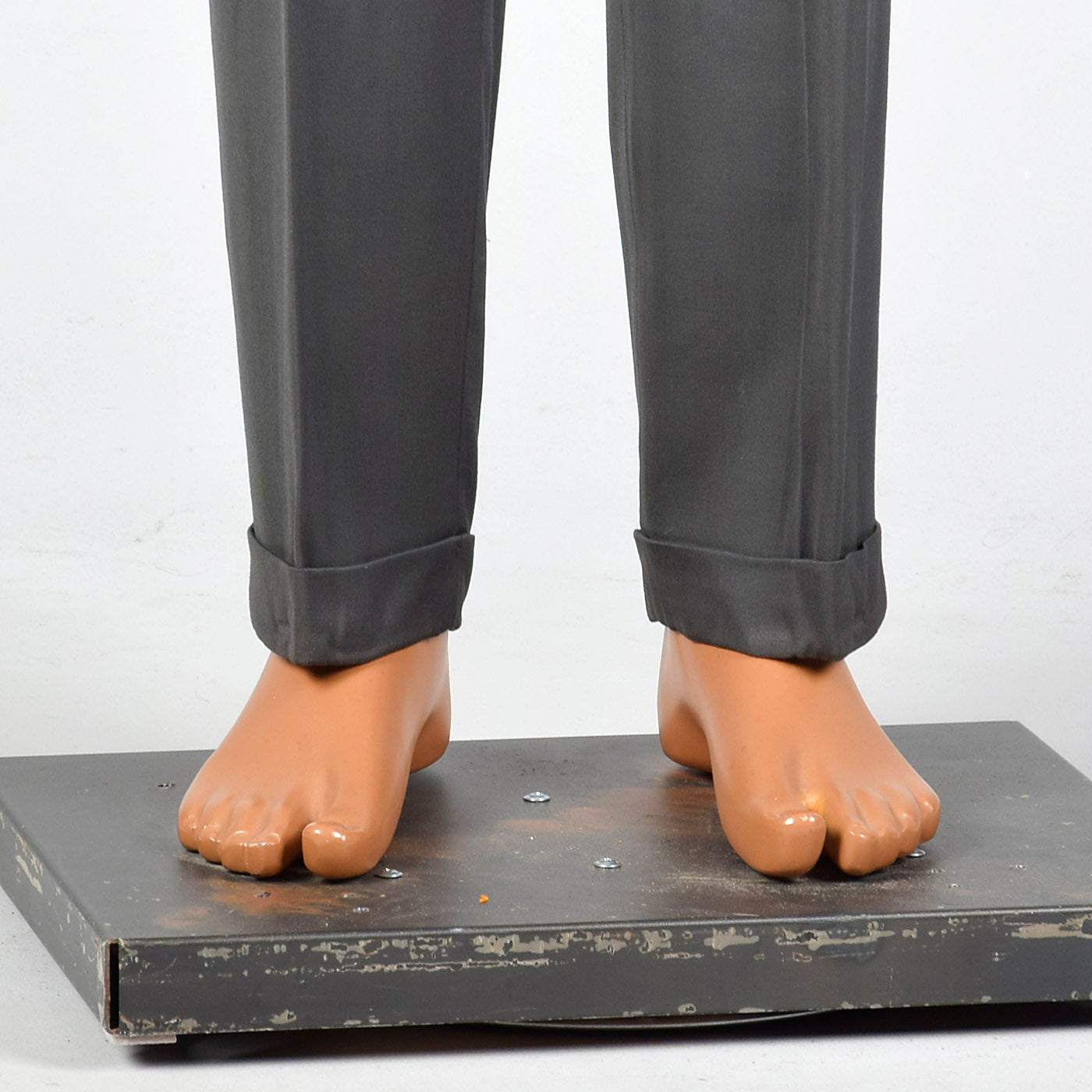 1950s Gray Gabardine Pants