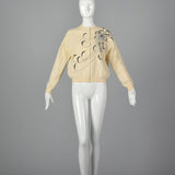 1950s Beaded Cashmere Cardigan