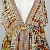 1990s Nicole Miller Sleeveless Silk Dress