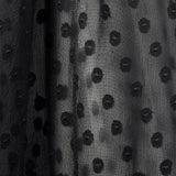 2000s Catherine Malandrino Black Silk Dress with Tie Back Waist