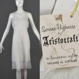 1950s Deadstock White Slip