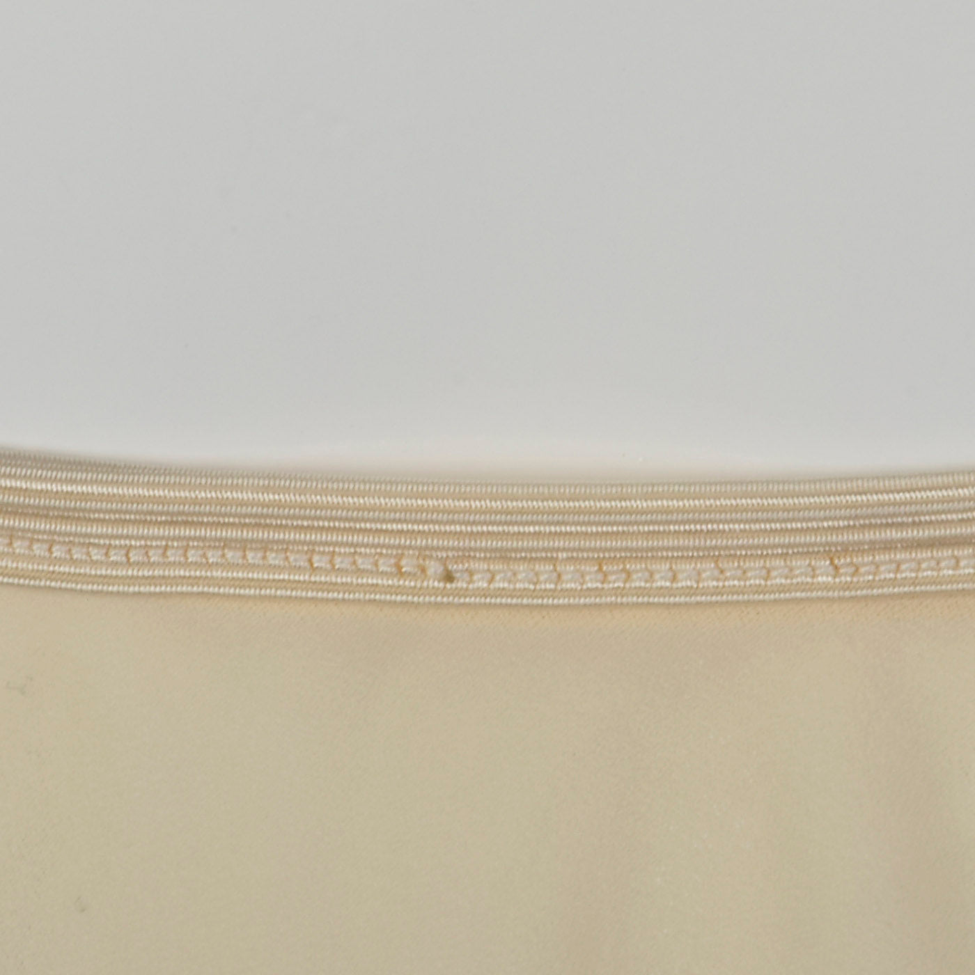 1960s Marshall Fields 28 Shop Cream Slip with Detailed Lace Trim