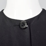 1960s Suzy Perette Black Dress with Pleated Skirt