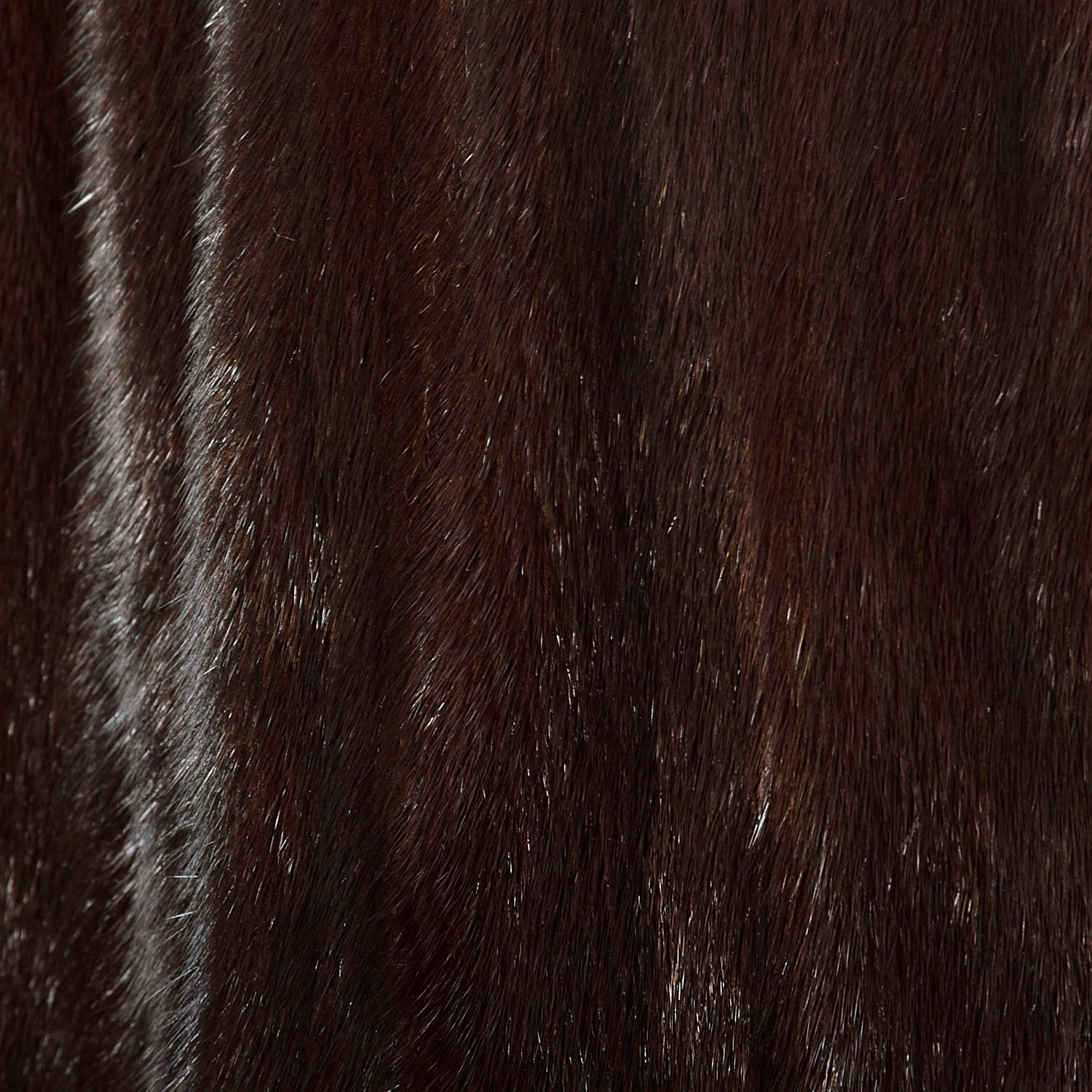 XL Brown Full Length Mink Fur Coat