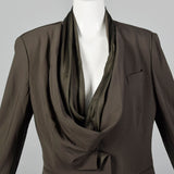 1980s Donna Karan Brown Blazer