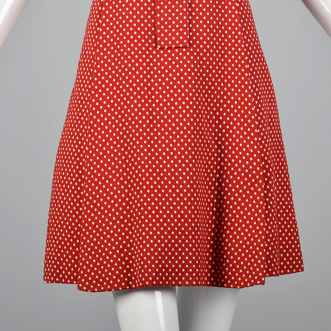1960s Red Polka Dot Dress