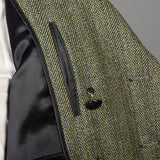 1970s Mens Mod Tweed Winter Coat