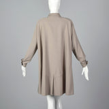 OSFM Geoffrey Beene 1980s Tan Swing  Dress