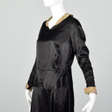 Small 1920s Liquid Satin Deco Dress