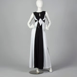 1970s Two Tone Palazzo Pant Jumpsuit