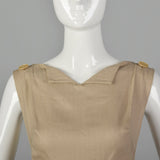 Small 1960s Bonwit Teller Twill Day Dress