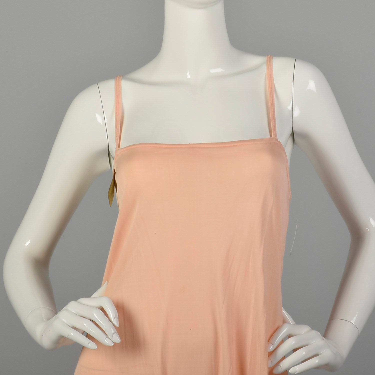 Medium 1930s Teddy Pink Deadstock Step-in Vintage Slip Lingerie Boudoir