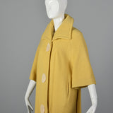 1960s Yellow Jacket with Huge Buttons