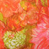 1960s Pink and Orange Floral Shift Dress