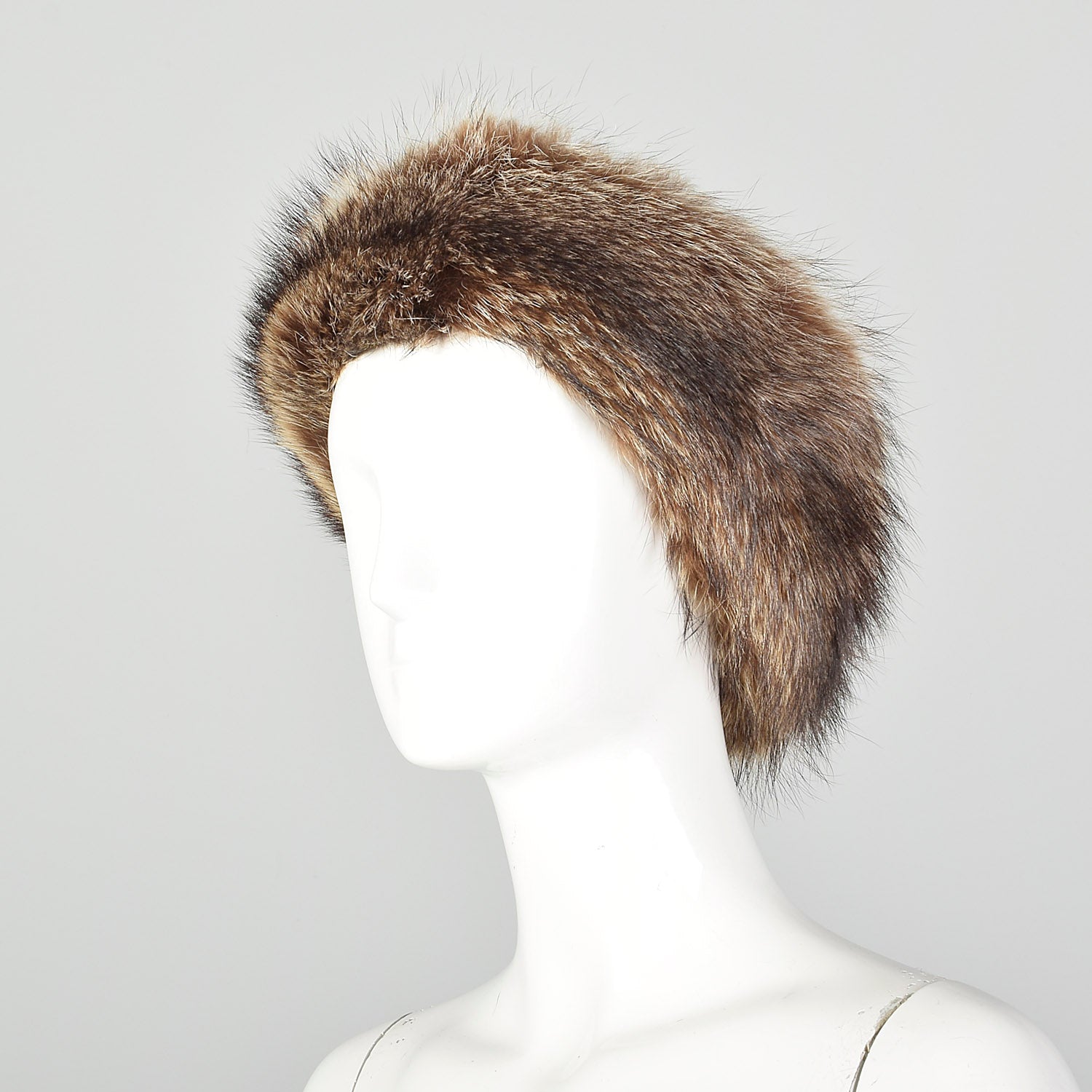 XS Raccoon Fur Headband