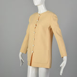 Small 1960s Minimalist Cream Jacket