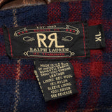 XL RRL Ralph Lauren Double RL A-2 Brown Leather Flight Jacket
