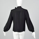Small 1980s Christian Dior Separates Silk Blouse