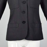 1990s Yves Saint Laurent Black Blazer
