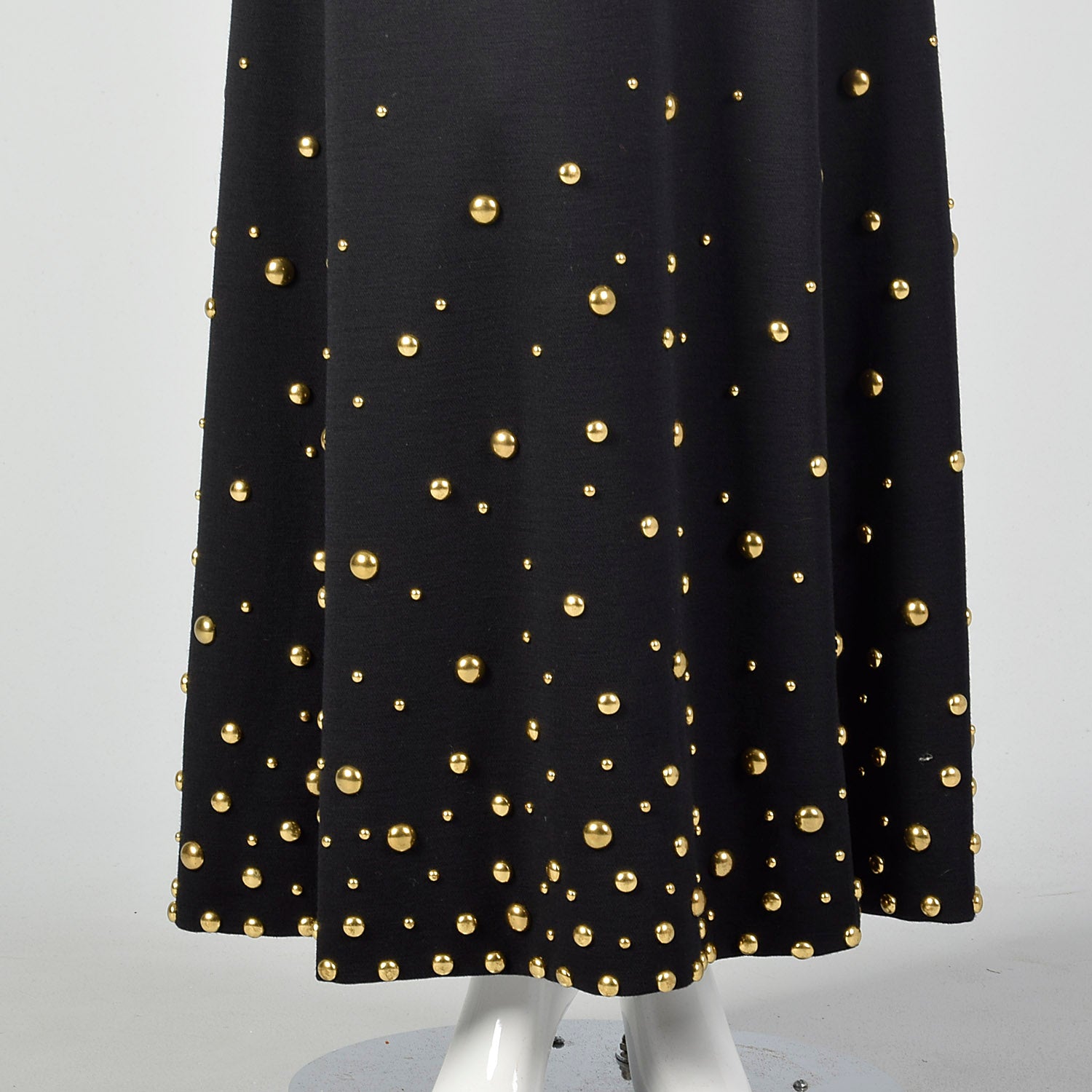 Medium Bergdorf Goodman 1970s Black Knit Dress